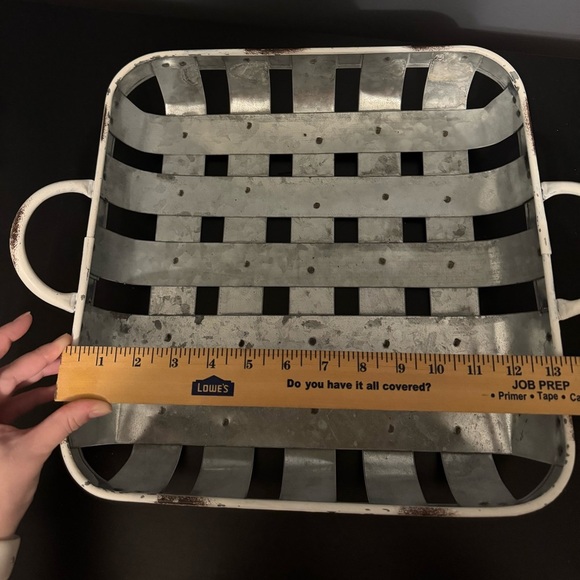 Farmhouse Decor -Square Tobacco Basket - Picture 8 of 9